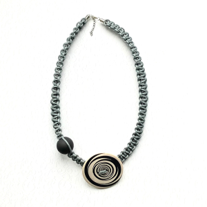 Unikatna ogrlica - Spiralna