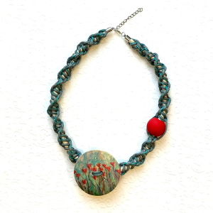 Unikatna ogrlica - Buket od srca